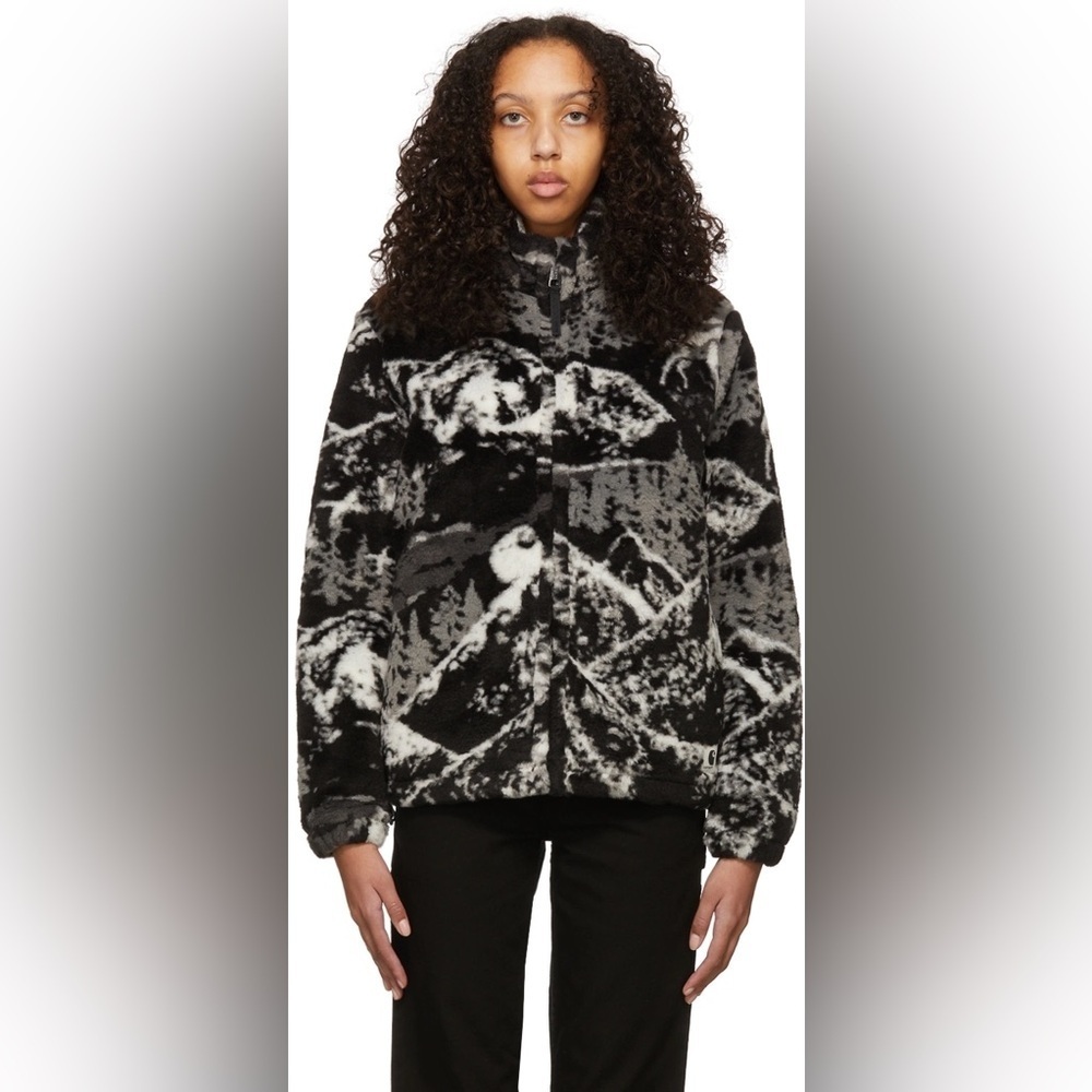 Carhartt WIP Work In Progress High Plains Jacquard Liner NWT L - Picture 2 of 7